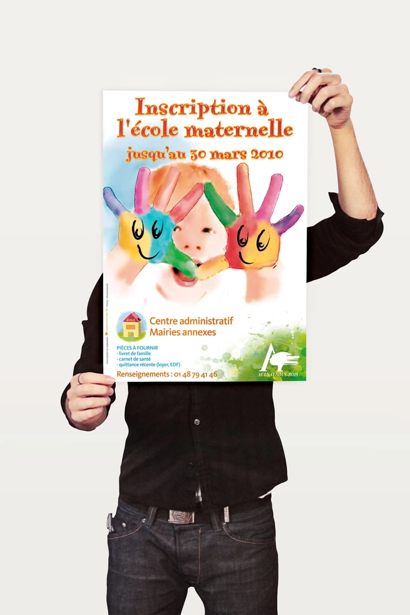 rs/affiche mairie aulnay-sous-bois inscription à la maternelle -studio Sans Exception.webp