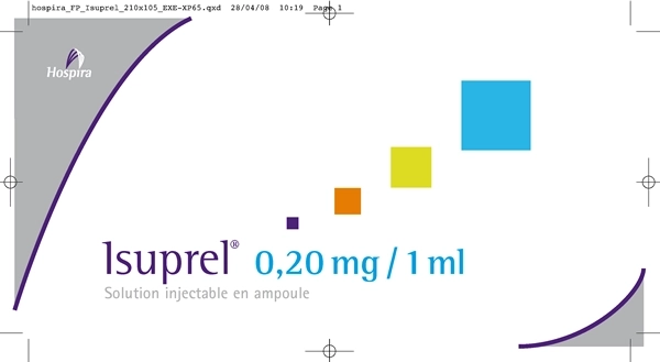 rs/fiche posologique Hospira Isuprel -studio Sans Exception.webp